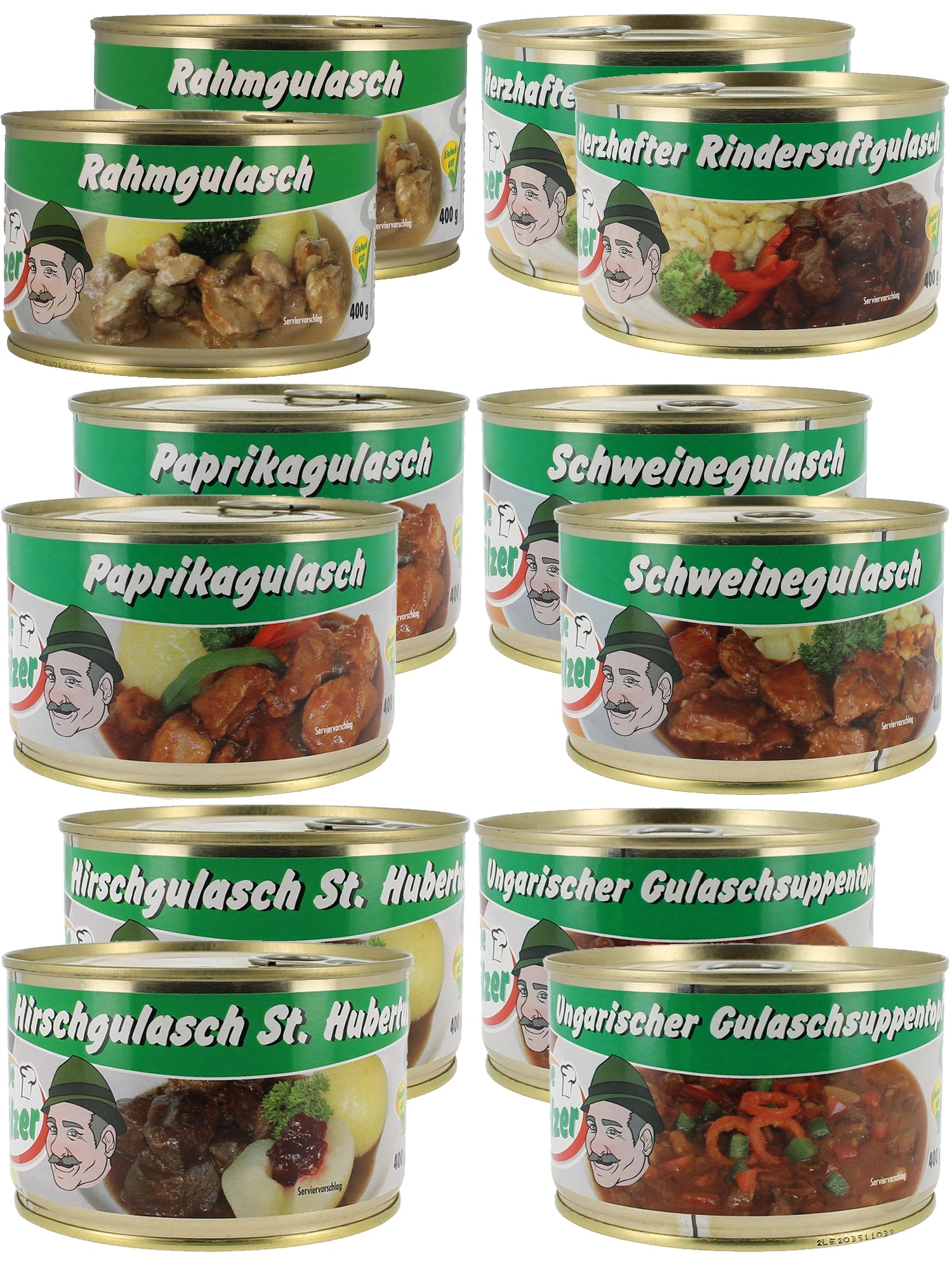 Pfälzer Spezialitäten Probierpaket Gulasch - ToRo Dosen -