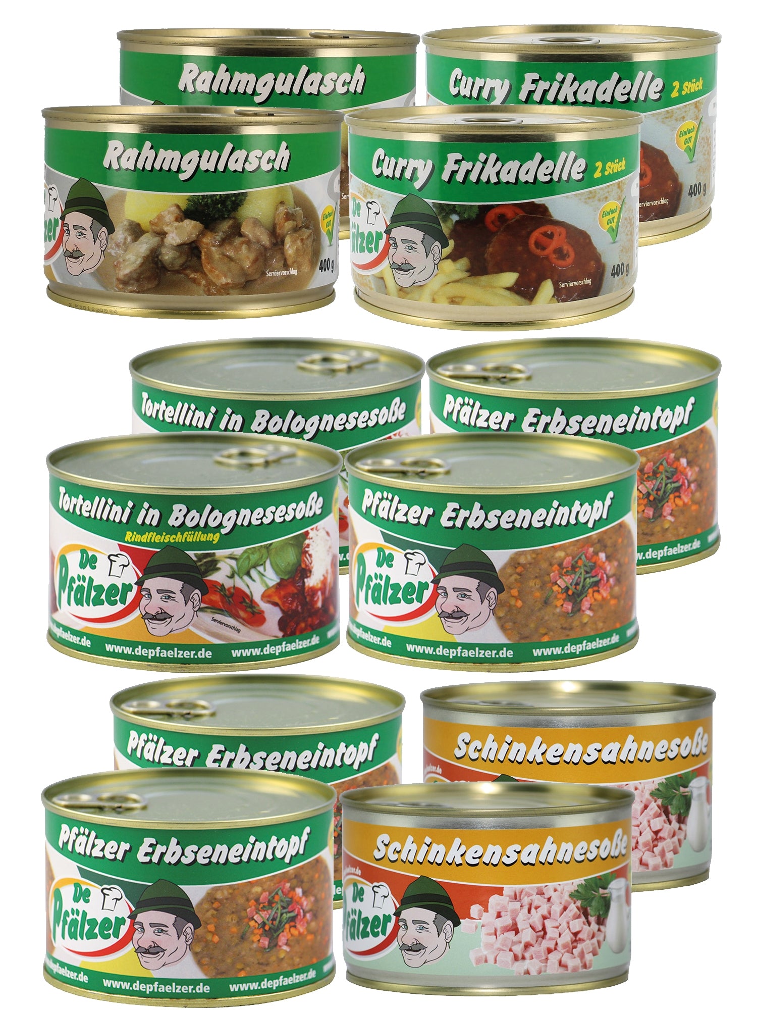 Pfälzer Spezialitäten Probierpaket  IV - ToRo Dosen -