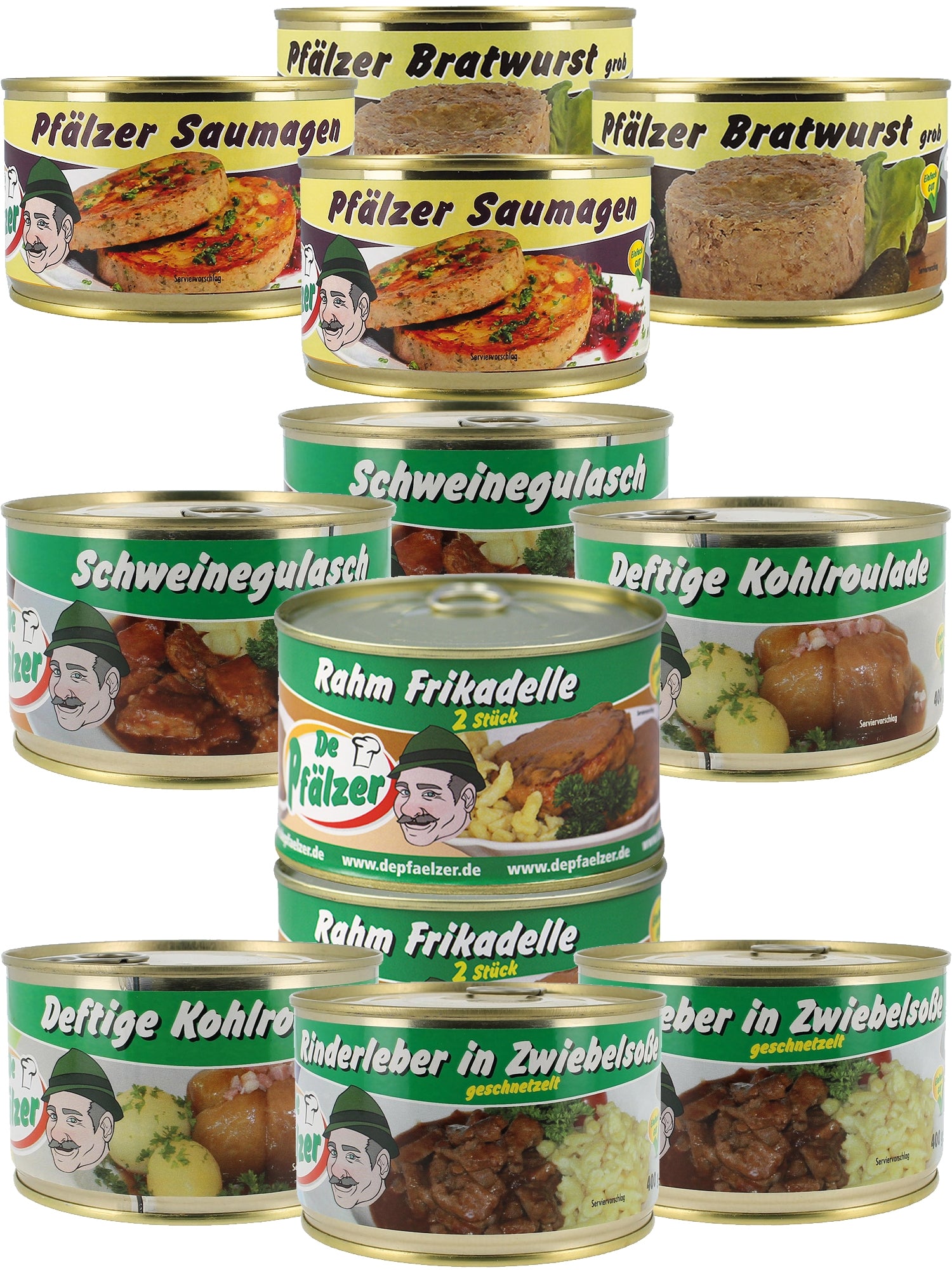 Pfälzer Spezialitäten Probierpaket  II - ToRo Dosen -