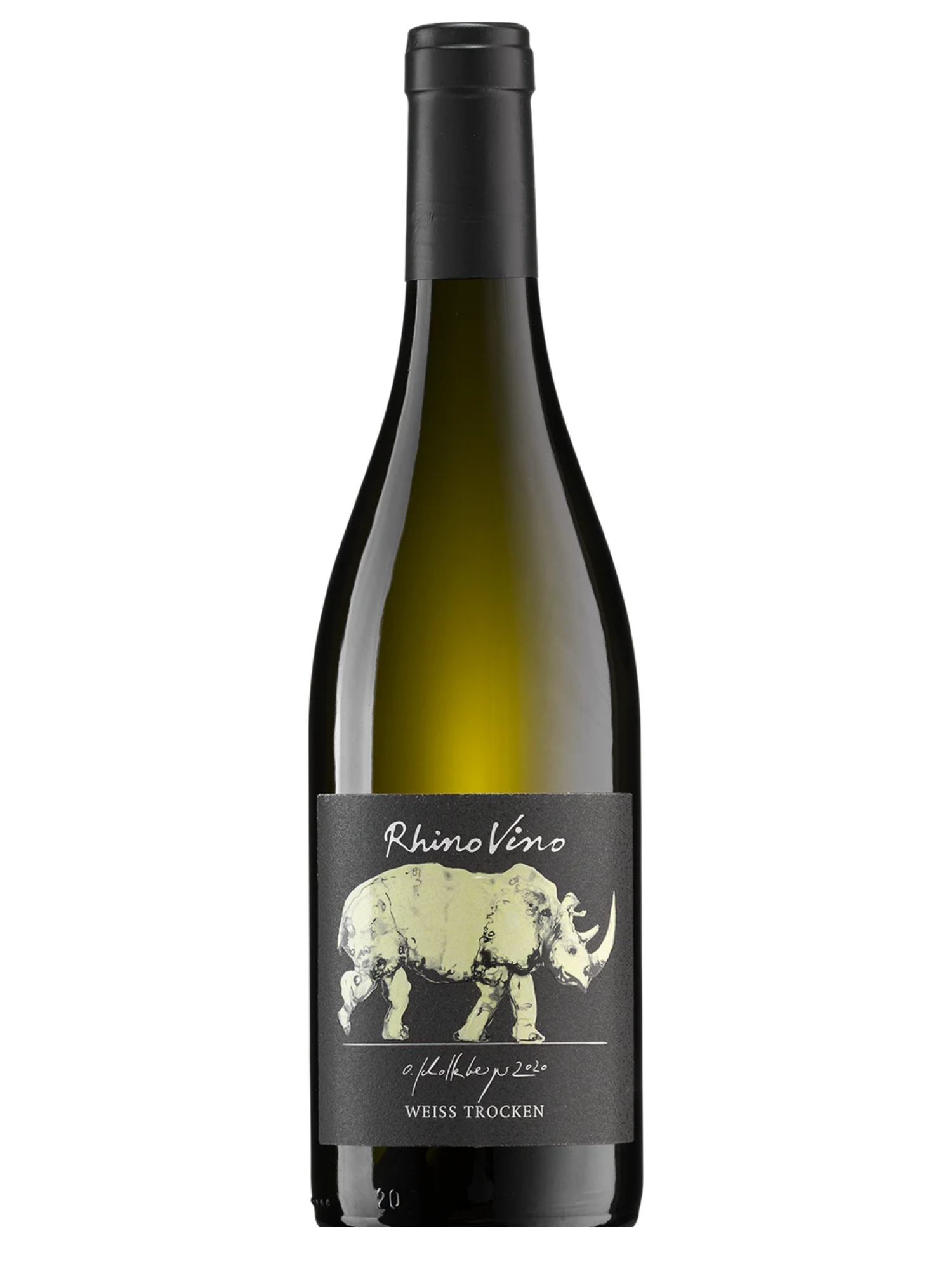 RhinoVino Weiß Trocken Pfälzer Cuvée Im Eichenfass Gereift - Winzerverein Deidesheim -