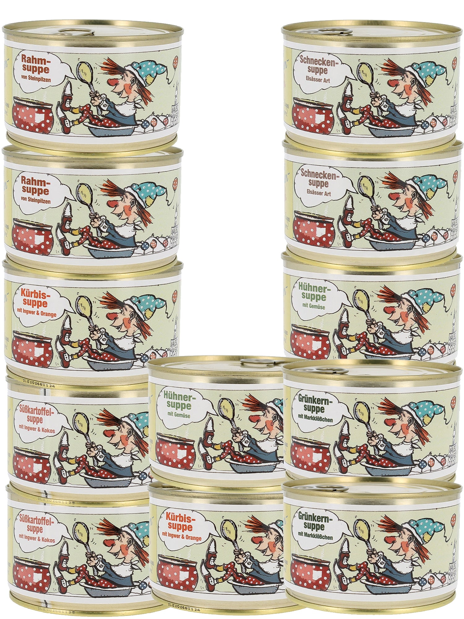 Pfälzer Spezialitäten Probierpaket Suppen I - ToRo Dosen -