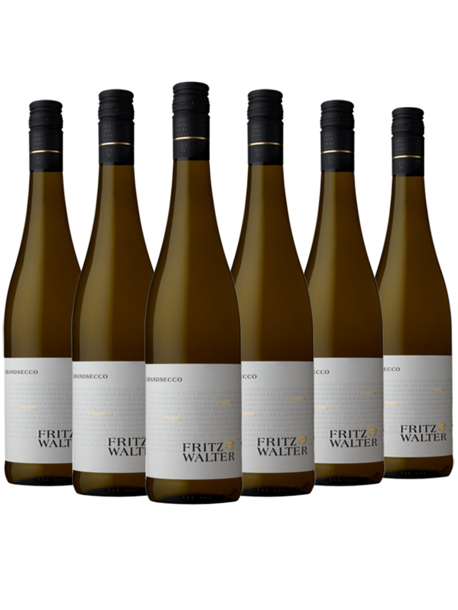 6 Flaschen Fritz Walter GrandSecco weiss