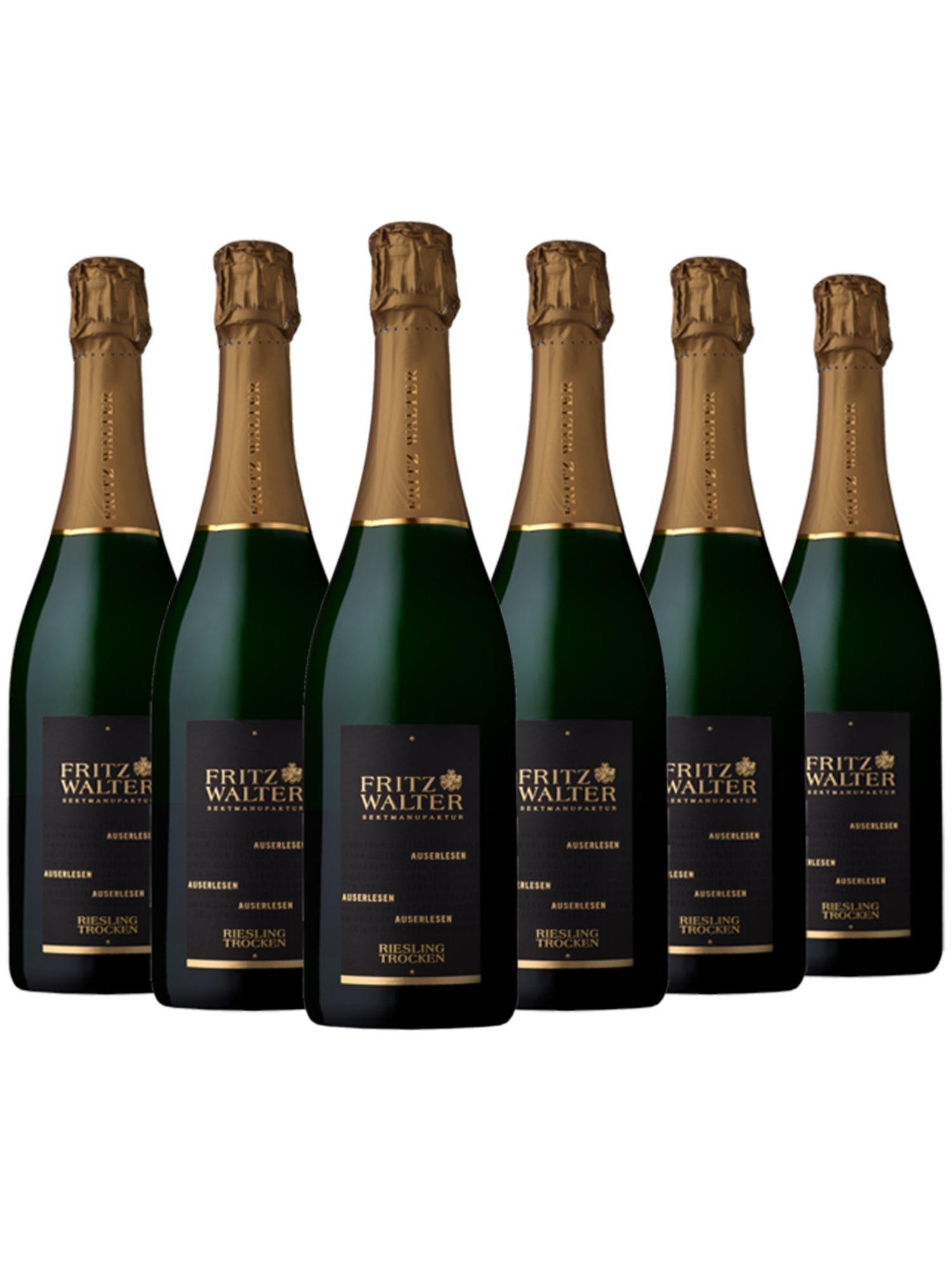 6 Flaschen Riesling Sekt b.A. - Fritz Walter