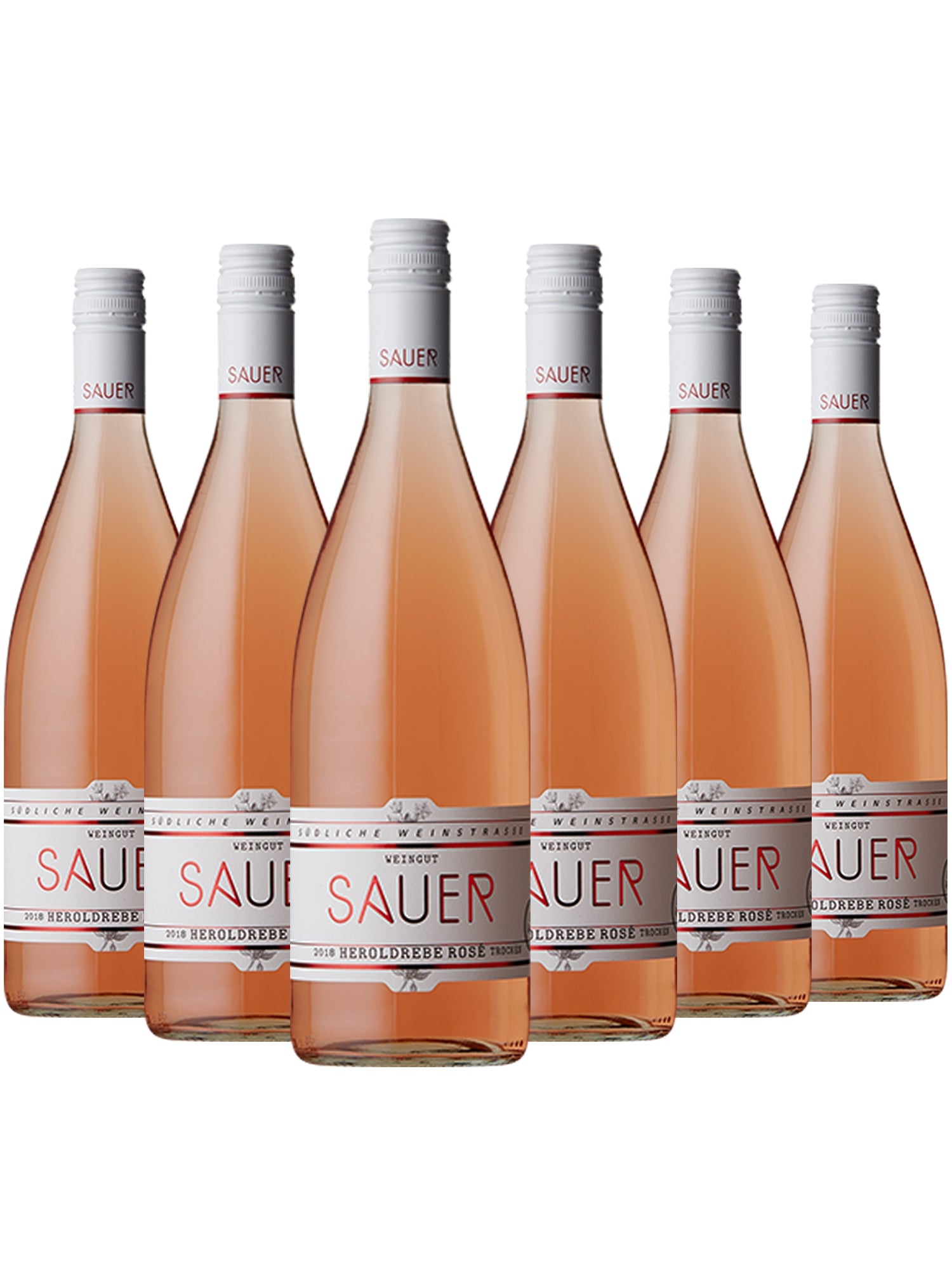 6 Flachen Heroldrebe Trocken - Sauer - Gutswein