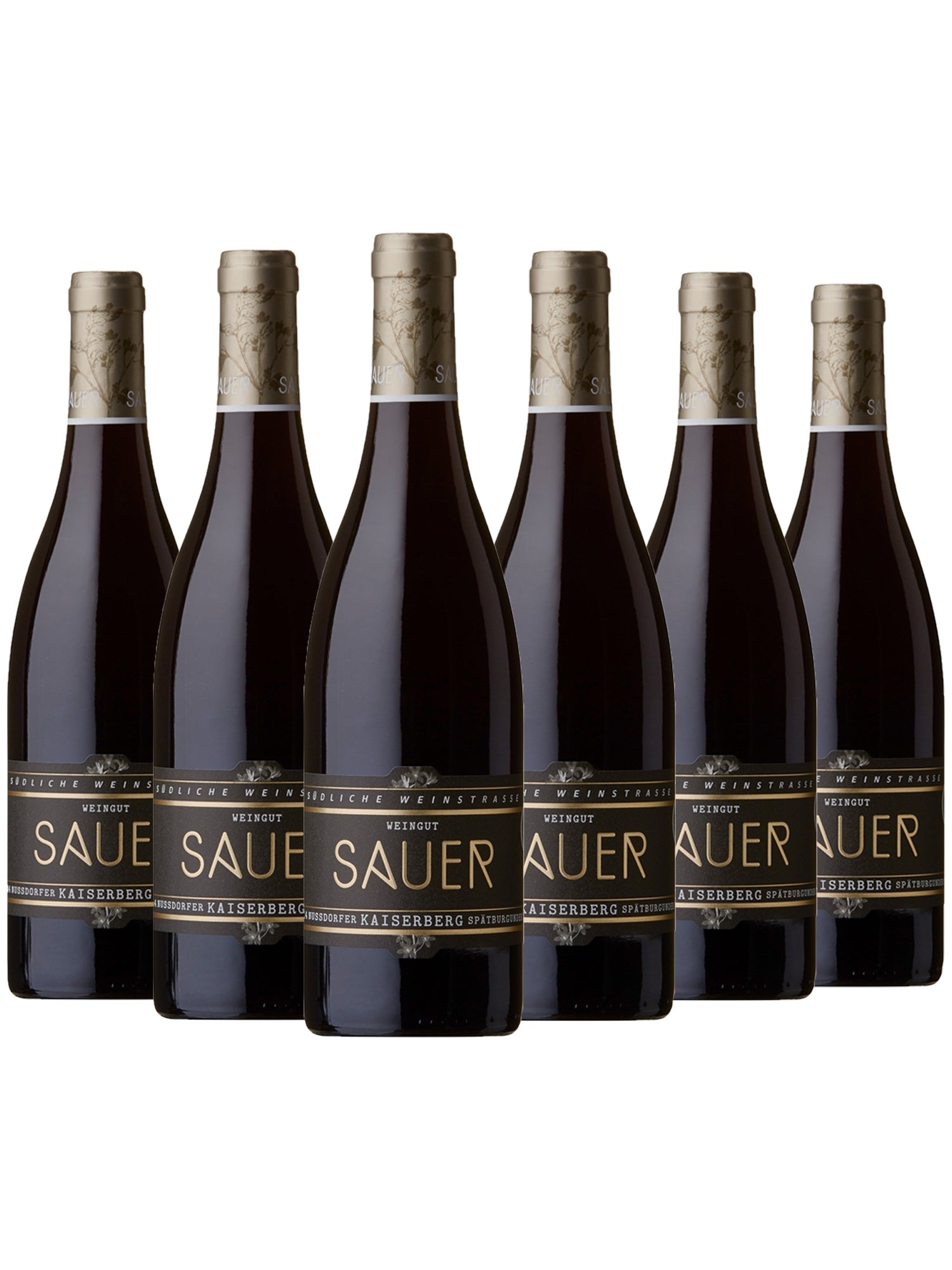 6 Flachen Kaiserberg Spätburgunder Trocken Barrique - Sauer