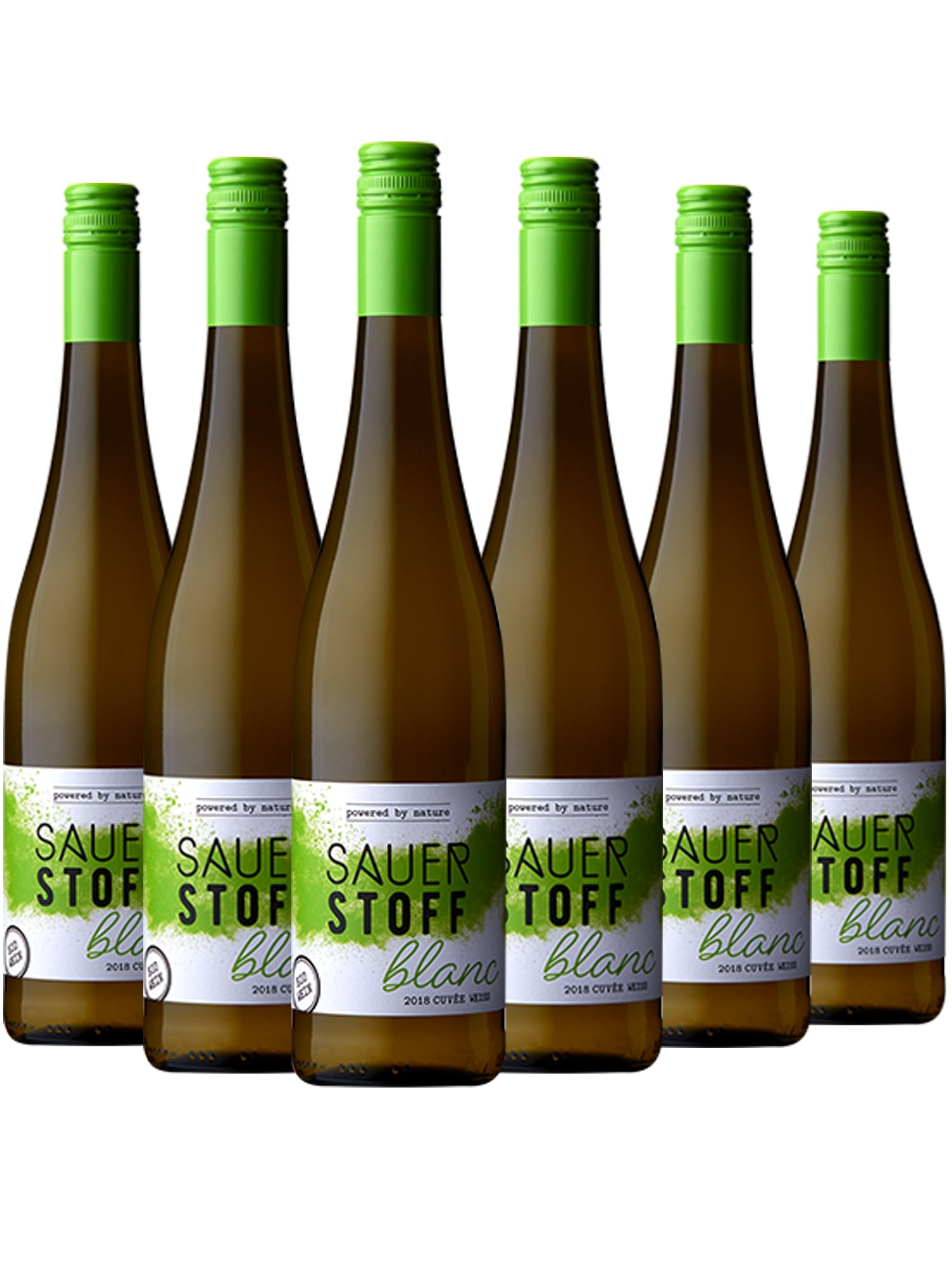 6 Flachen SauerStoff Blanc Weisswein trocken - Sauer