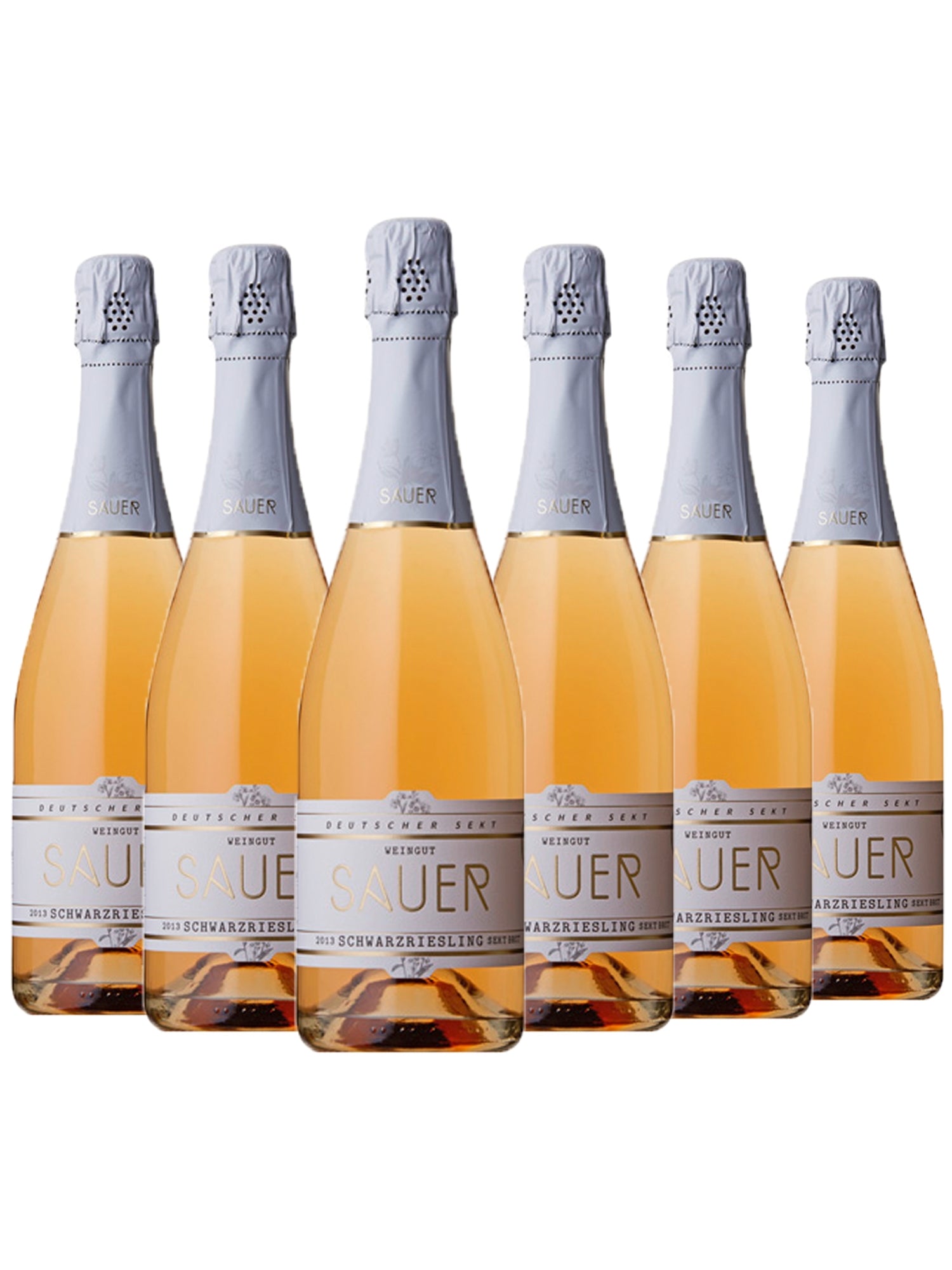 Schwarzriesling Rosé Sekt Brut Traditionelle Flaschengärung  handgerüttelt - Sauer -