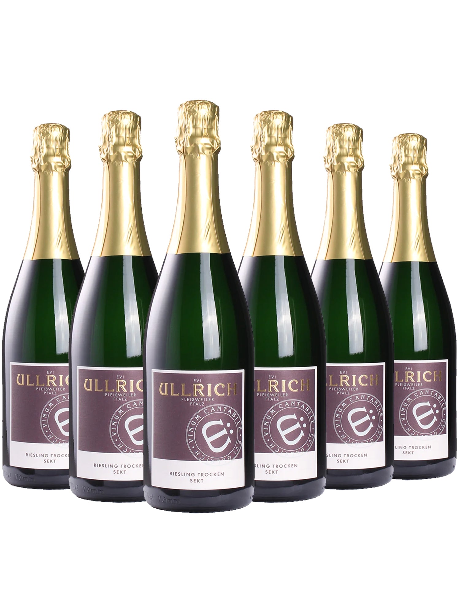 6 Flaschen Ullrich Riesling Sekt trocken