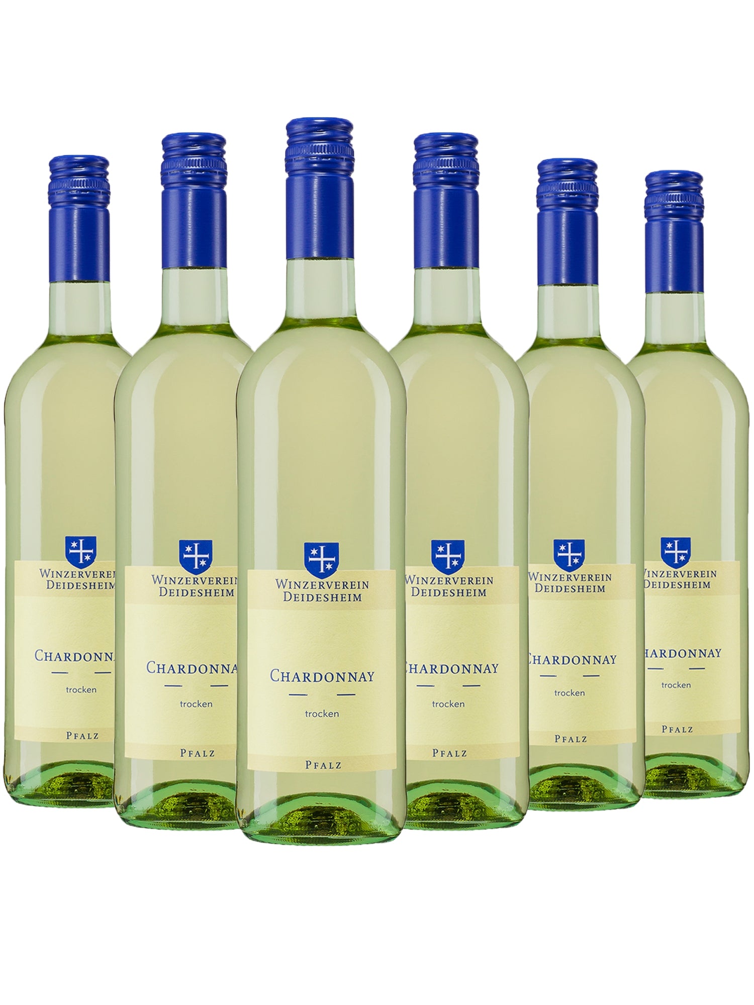 6 Flaschen Winzerverein Deidesheim Chardonnay trocken