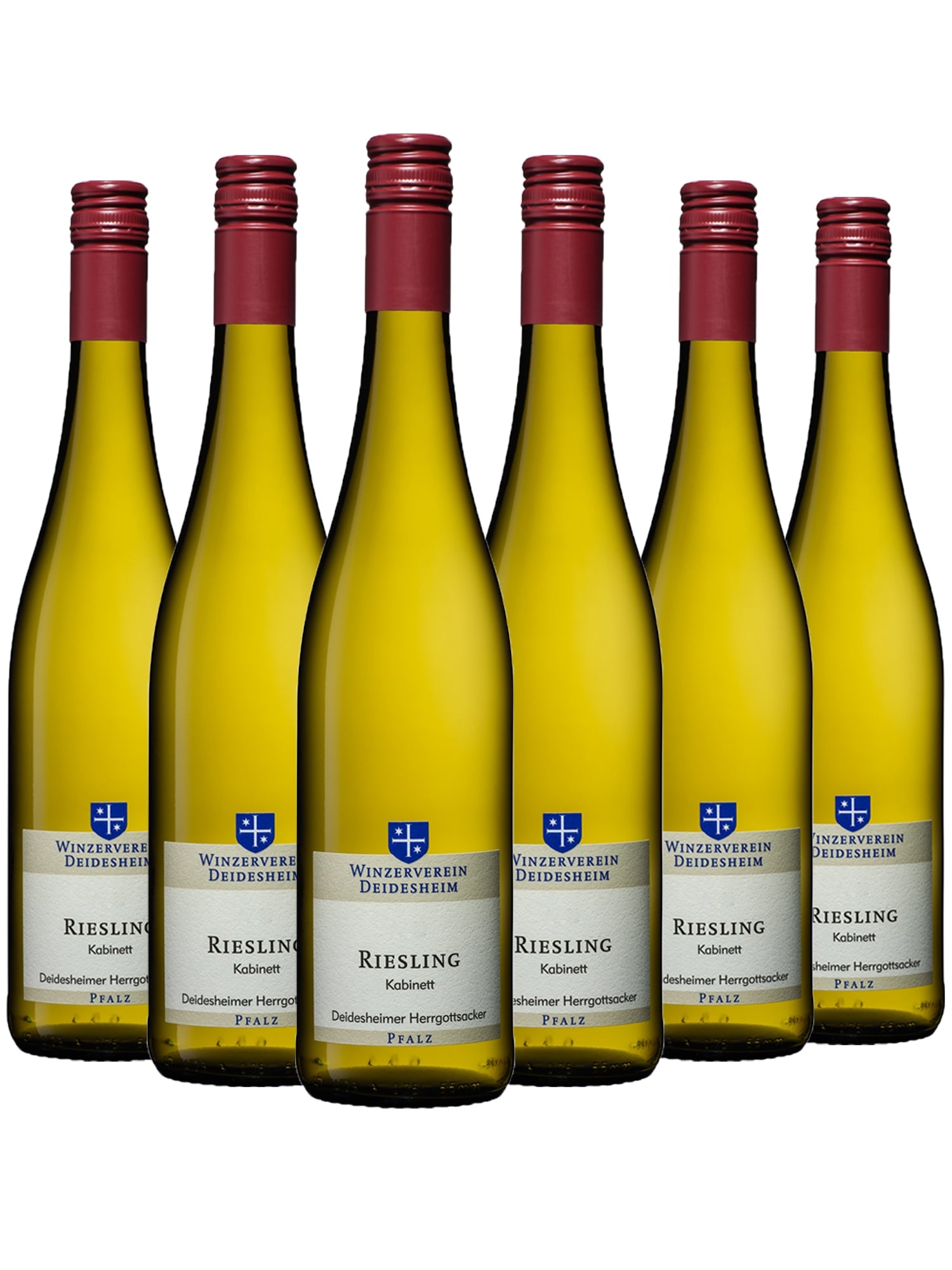 6 Flaschen Winzerverein Deidesheim Deidesheimer Herrgottsacker Riesling Kabinett