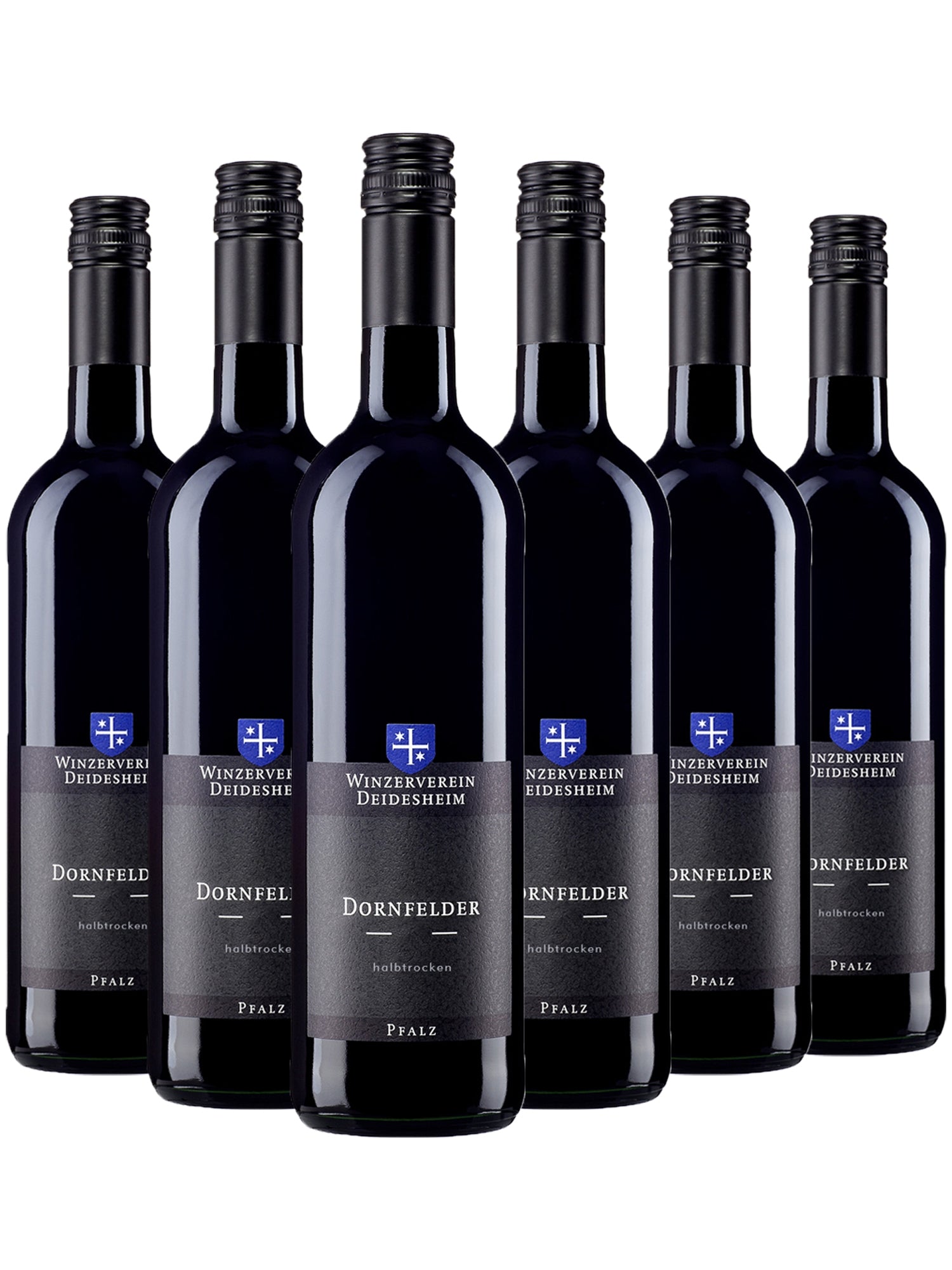 6 Flaschen Winzerverein Deidesheim Dornfelder halbtrocken
