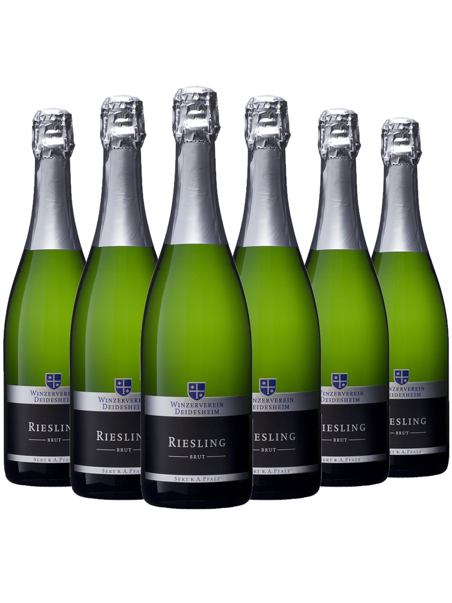 6 Flaschen Winzerverein Deidesheim Riesling Brut