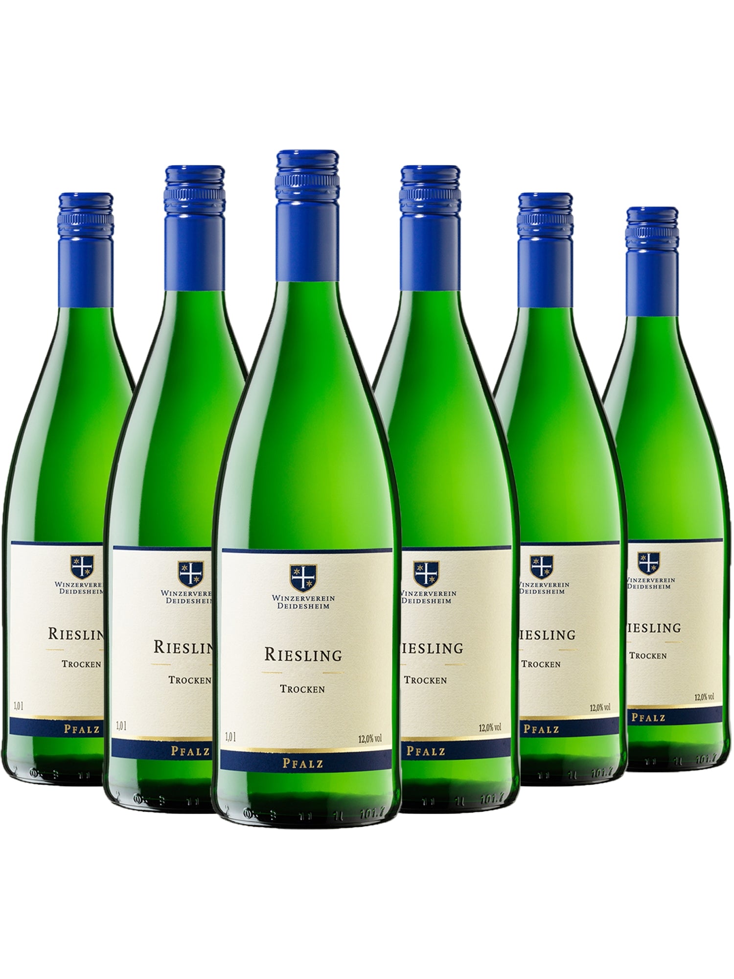 6 Flaschen Winzerverein Deidesheim Riesling trocken