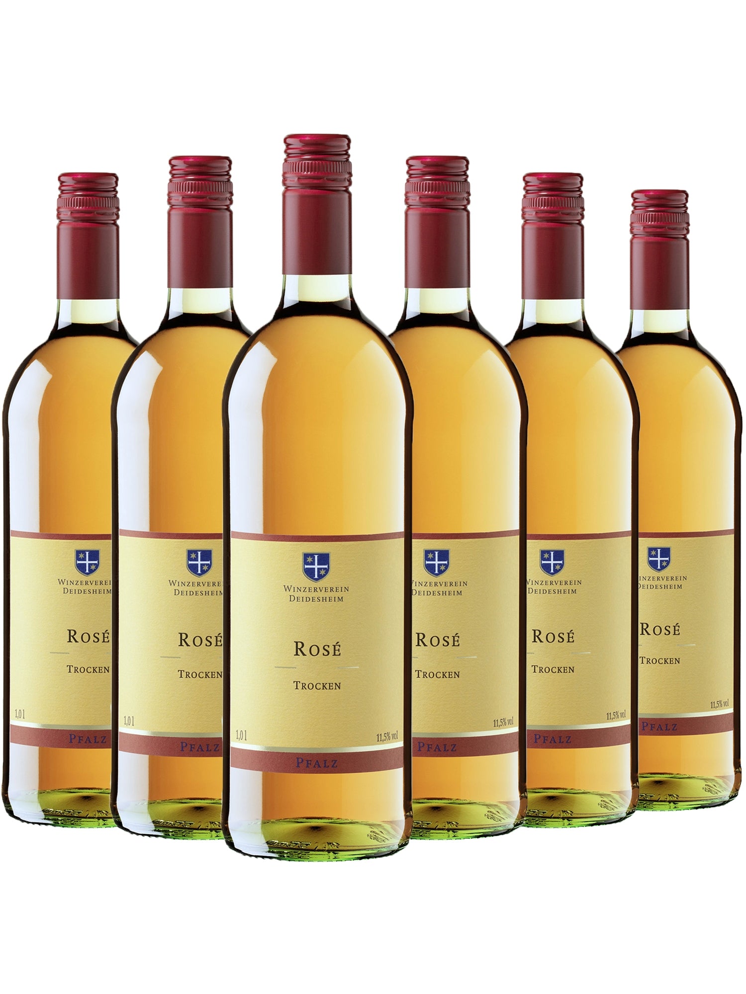 6 Flaschen Winzerverein Deidesheim Rosé trocken