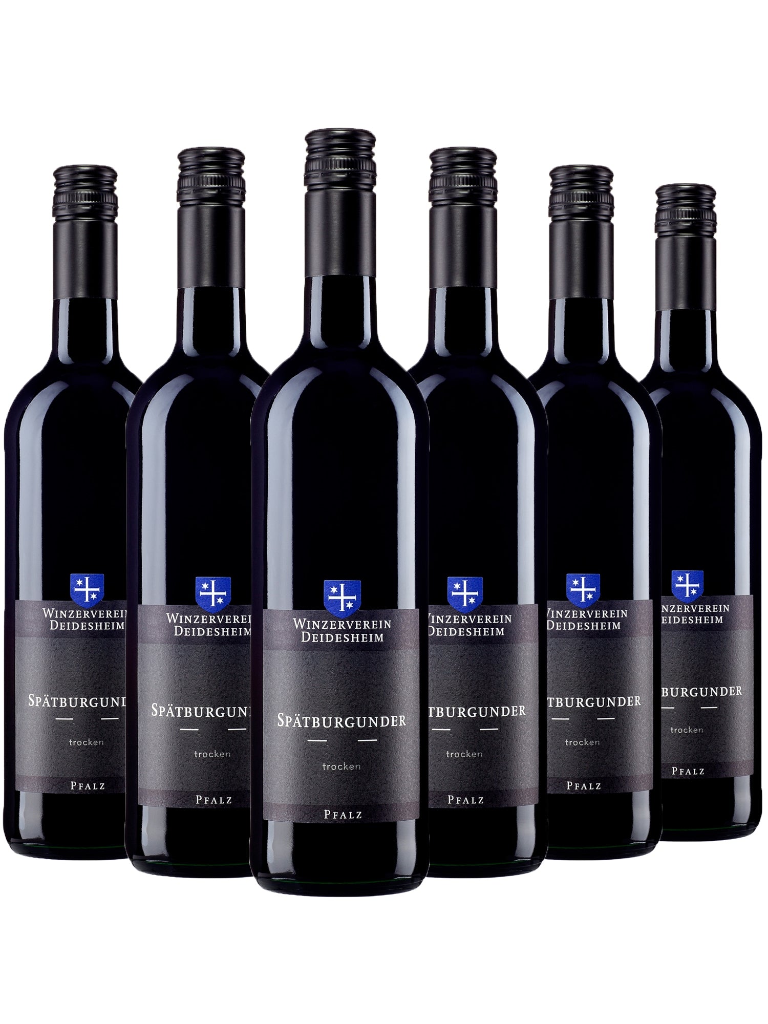 6 Flaschen Winzerverein Deidesheim Spätburgunder trocken