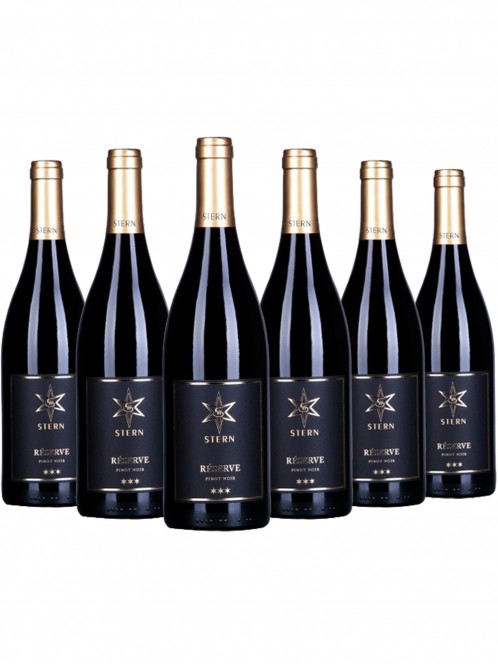 6 Flaschen Stern Pinot Noir -Réserve- unfiltriert trocken