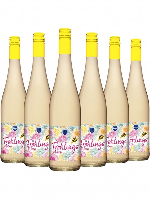 6 Flaschen FröhlingsWein Weißweincuvée trocken - Winzerverein Deidesheim