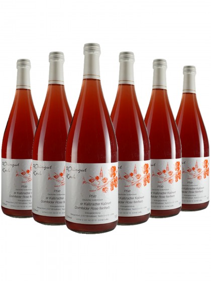 6 Flaschen Koch Dornfelder Rose feinherb