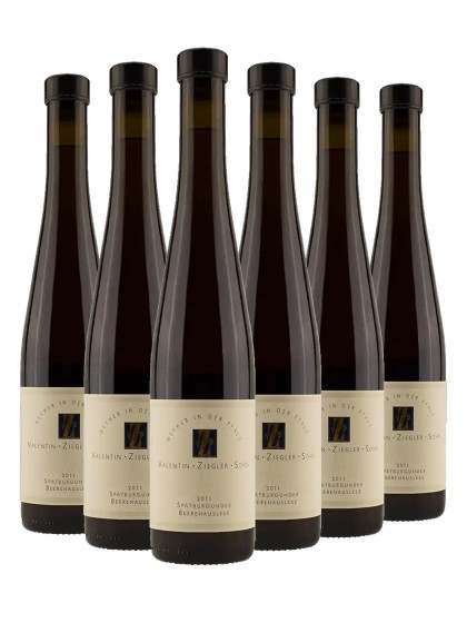6 Flaschen Spätburgunder Blanc de Noir Beerenauslese Weyherer Michelsberg - Val. Ziegler