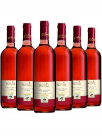 6 Flaschen Dornfelder Rosé feinherb