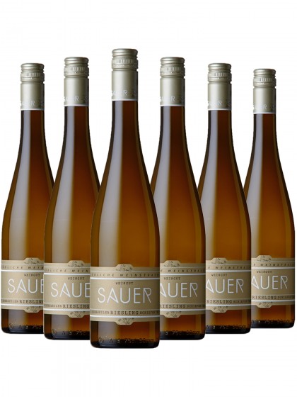 6 Flachen Burrweiler Riesling Trocken - Sauer - Terroirwein